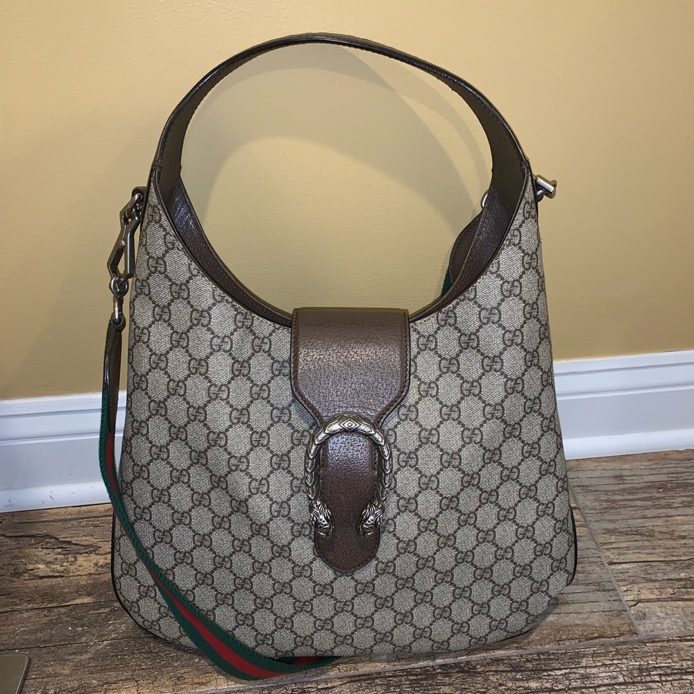 GUCCI DIONYSUS SUPREME HOBO BAG